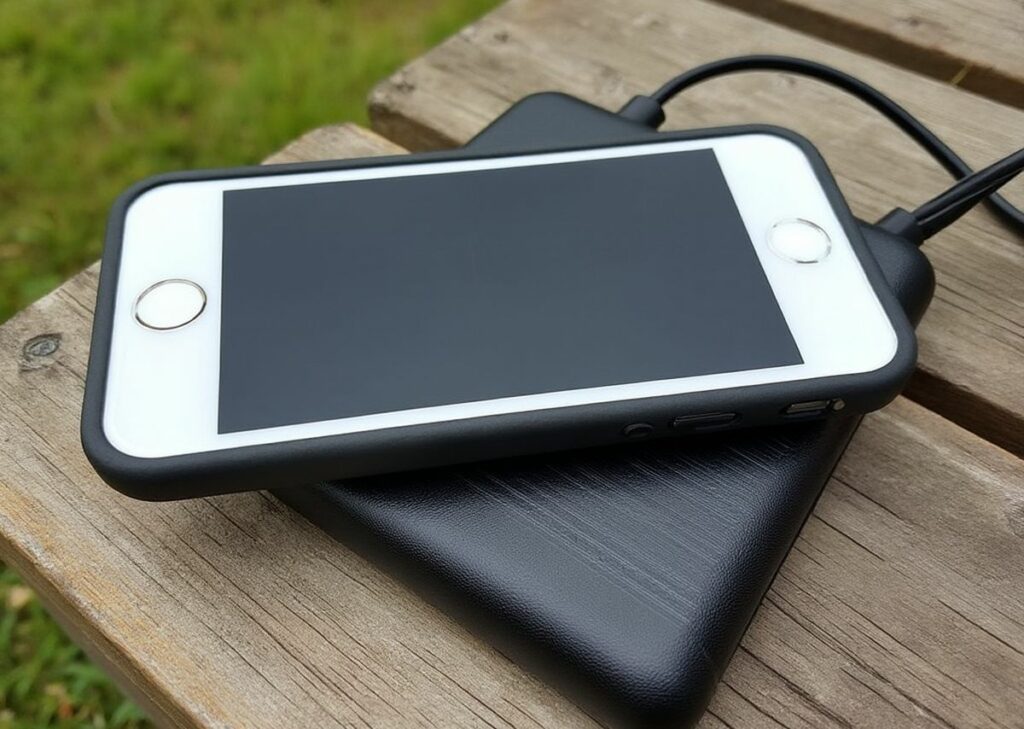 chargeur solaire pour smartphone